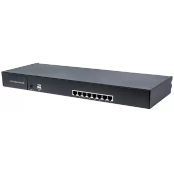 Intellinet switch KVM VGA CAT5 modular de 8 portas, para utilização com os números de produto 507622, 507738, 507981, 507998, 508025, 508032, 508049 e 508056