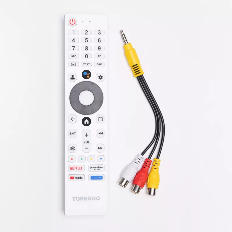 TORNADO 65UA3400X | 65 polegadas 4K UHD Google TV sem moldura com HDR10 e HLG