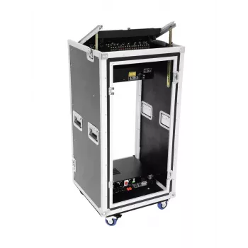 Flightcase Roadinger 30110004 contraplacado preto 33,2 kg