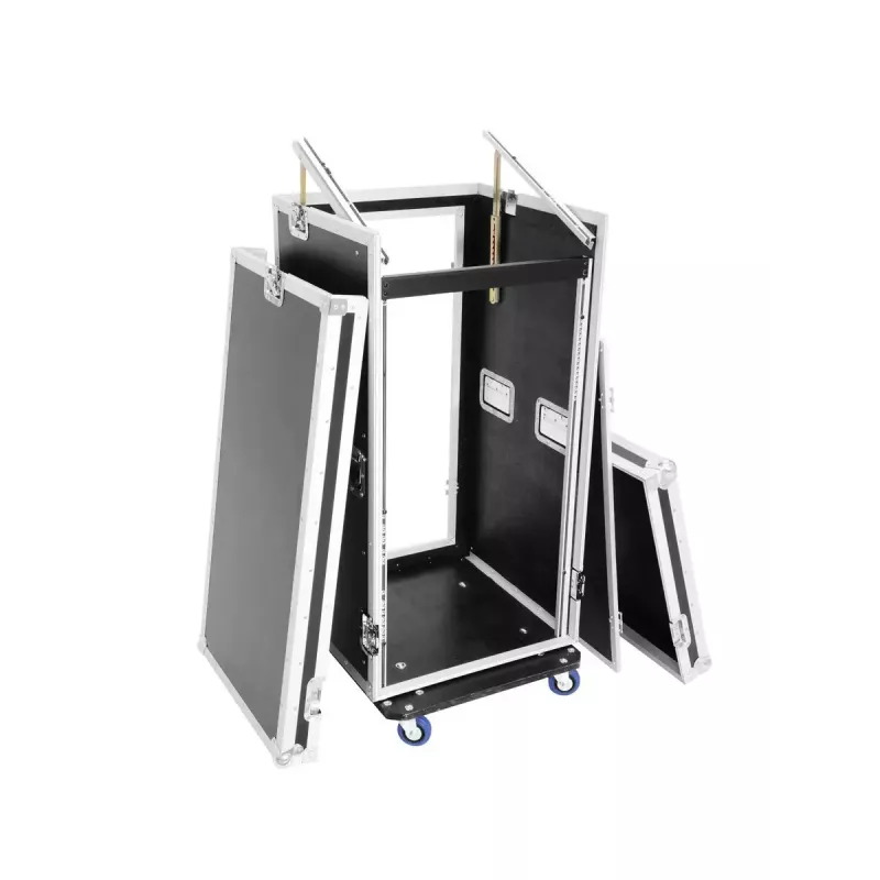 Flightcase Roadinger 30110004 contraplacado preto 33,2 kg