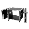 Flightcase Roadinger 30109112 bétula preto prateado 22 kg