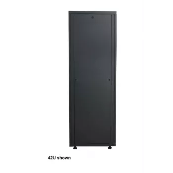 Intellinet armário de rede 19 polegadas – autónomo (Basic), 32HE, 600 x 800 mm (largura x profundidade), preto, Flatpack, máx. 600 kg, fechadura de porta de um ponto, uma fechadura por painel lateral, profundidade útil 123 a 573 mm, rack, IP20, aço
