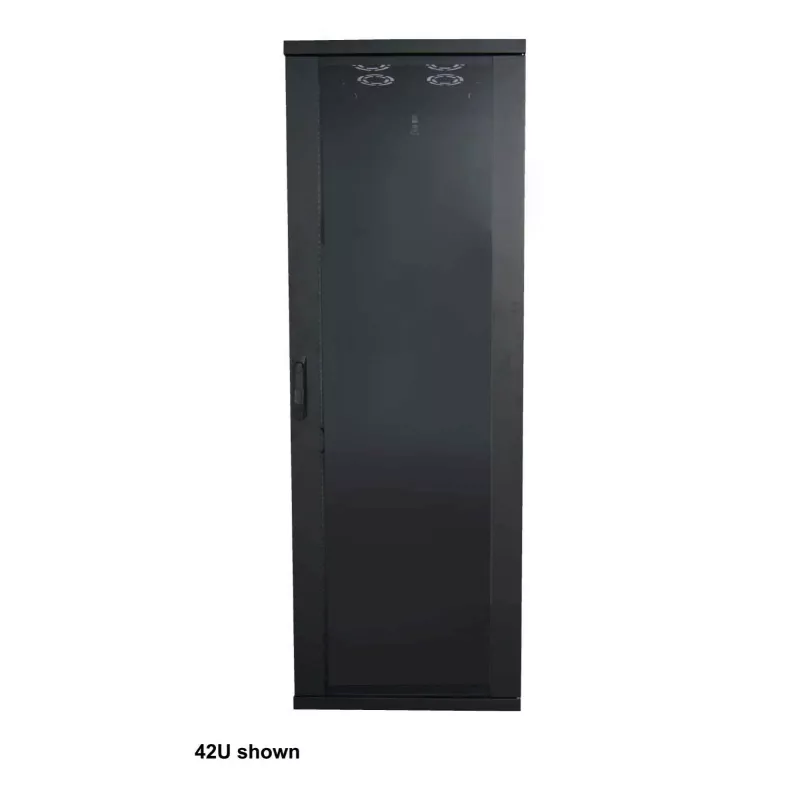 Intellinet armário de rede 19 polegadas – autónomo (Basic), 32HE, 600 x 800 mm (largura x profundidade), preto, Flatpack, máx. 600 kg, fechadura de porta de um ponto, uma fechadura por painel lateral, profundidade útil 123 a 573 mm, rack, IP20, aço