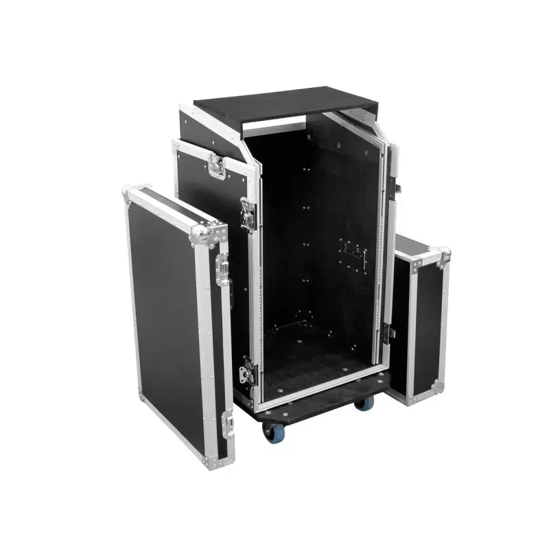 Flightcase Roadinger 3011000P contraplacado preto 35,4 kg
