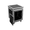 Flightcase Roadinger 3010999N contraplacado preto prateado 27,4 kg