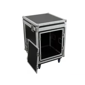 Flightcase Roadinger 3010999N contraplacado preto prateado 27,4 kg