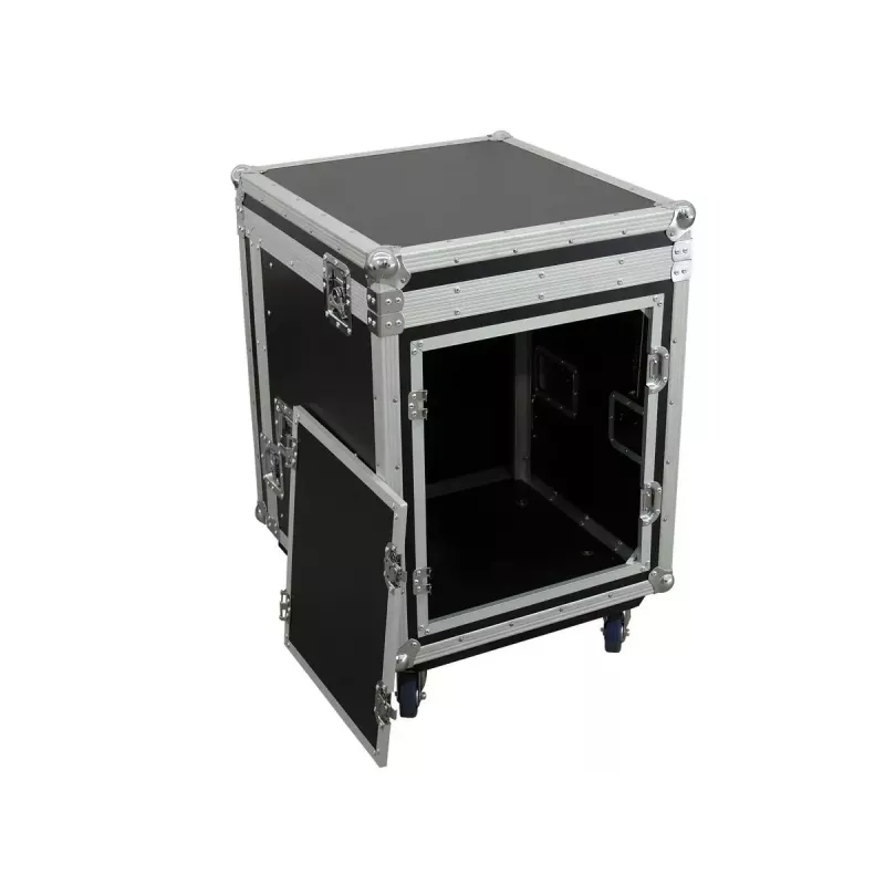 Flightcase Roadinger 3010999N contraplacado preto prateado 27,4 kg