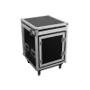 Flightcase Roadinger 3010999N contraplacado preto prateado 27,4 kg