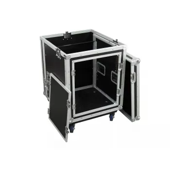 Flightcase Roadinger 3010999N contraplacado preto prateado 27,4 kg