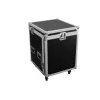 Flightcase Roadinger 3010999M contraplacado preto prateado 25 kg