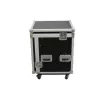 Flightcase Roadinger 3010999M contraplacado preto prateado 25 kg