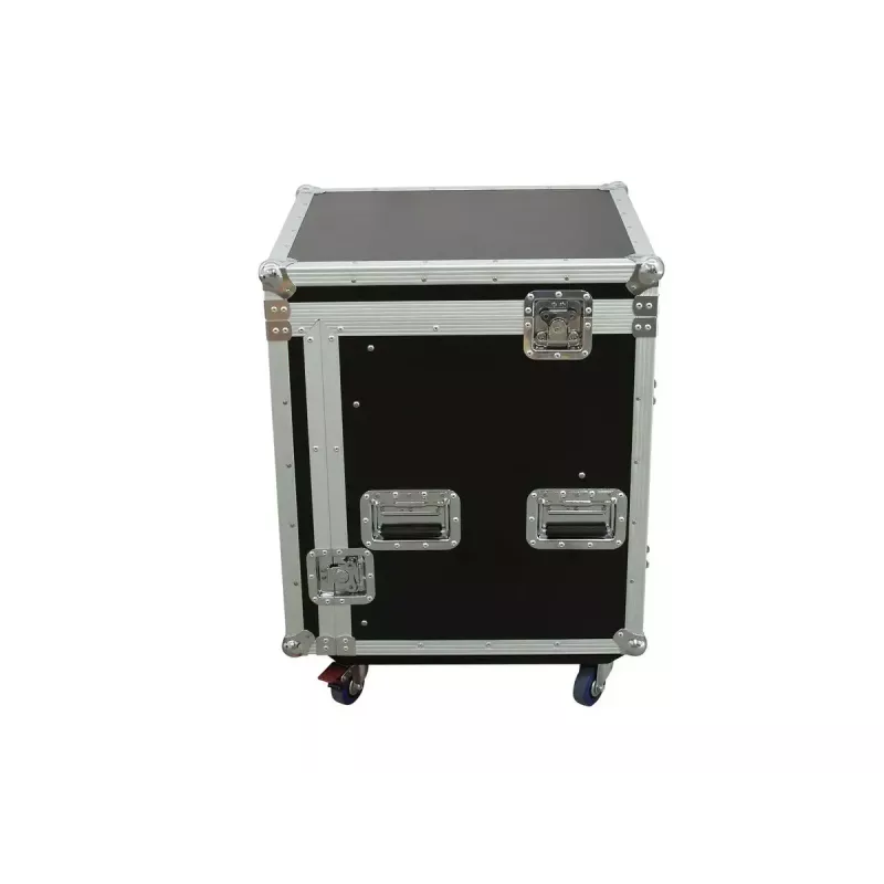 Flightcase Roadinger 3010999M contraplacado preto prateado 25 kg