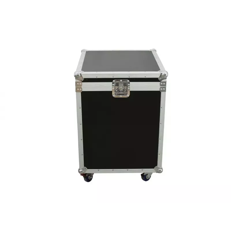 Flightcase Roadinger 3010999M contraplacado preto prateado 25 kg