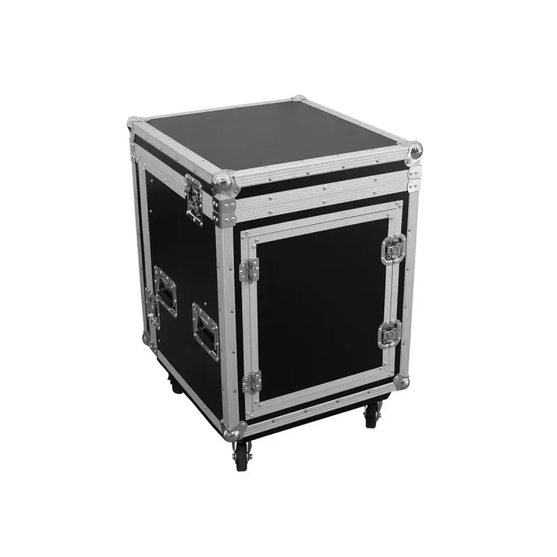 Flightcase Roadinger 3010999M contraplacado preto prateado 25 kg