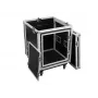Flightcase Roadinger 3010999M contraplacado preto prateado 25 kg