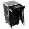 Flightcase Roadinger 30126432 contraplacado preto prateado 64,5 kg