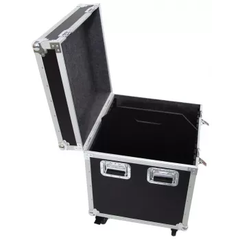 Flightcase Roadinger 30126415 contraplacado preto prateado 31,9 kg