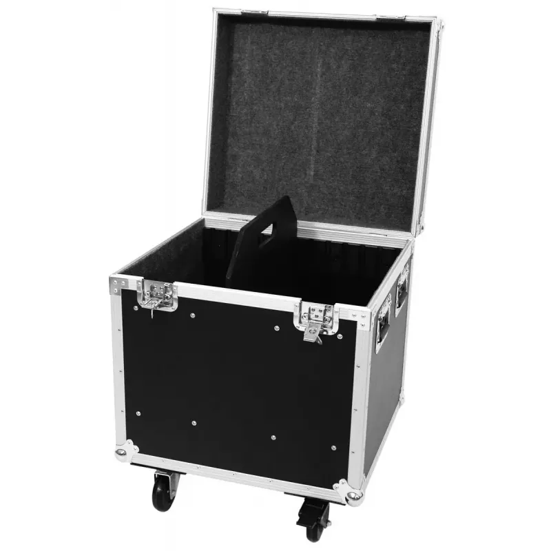 Flightcase Roadinger 30126415 contraplacado preto prateado 31,9 kg