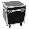 Flightcase Roadinger 30126415 contraplacado preto prateado 31,9 kg