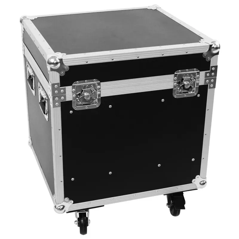 Flightcase Roadinger 30126415 contraplacado preto prateado 31,9 kg