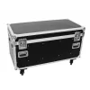 Flightcase Roadinger 30126410 contraplacado preto prateado 46,5 kg