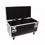 Flightcase Roadinger 30126410 contraplacado preto prateado 46,5 kg