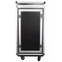 Flightcase Roadinger 30110000 contraplacado preto prateado