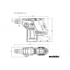 Martelo perfurador Metabo KH 18 LTX BL 24