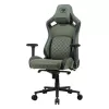 Cadeira gaming universal Cougar DEFENSOR S ARMY verde F — assento acolchoado, 150 kg máx., L 760 × P 690 mm, A 129,5–137 cm