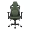 Cadeira gaming universal Cougar DEFENSOR S ARMY verde F — assento acolchoado, 150 kg máx., L 760 × P 690 mm, A 129,5–137 cm