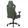 Cadeira gaming universal Cougar DEFENSOR S ARMY verde F — assento acolchoado, 150 kg máx., L 760 × P 690 mm, A 129,5–137 cm