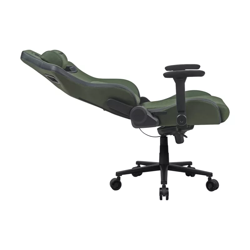 Cadeira gaming universal Cougar DEFENSOR S ARMY verde F — assento acolchoado, 150 kg máx., L 760 × P 690 mm, A 129,5–137 cm
