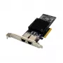 Adaptador de rede MicroConnect PCIe x8 Dual RJ45 10 GbE X550, PCIe x8, Dual RJ45 10GbE