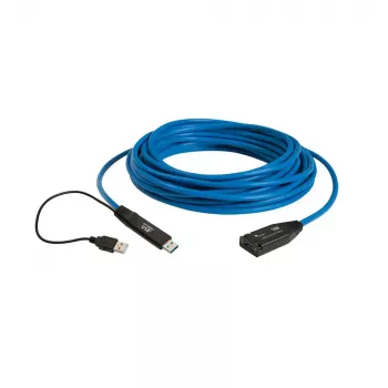 Cabo USB Icron 00-00351 USB 3.2 Gen 1 15m USB A preto azul