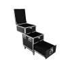 Flightcase Roadinger 30126430 contraplacado 38 kg preto prateado