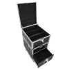 Flightcase Roadinger 30126430 contraplacado 38 kg preto prateado