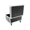 Flightcase Roadinger 30126766 contraplacado preto prateado 22,8 kg