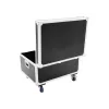 Mala de transporte Roadinger 30126729 contraplacado preto 820x620x470mm