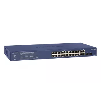 NETGEAR GS724TP Gerido L2/L3/L4 Gigabit Ethernet (10/100/1000) Power over Ethernet (PoE) 1U preto, cinzento