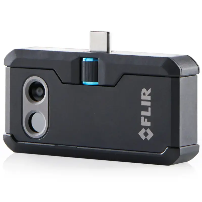 Câmara térmica FLIR FP3IC 160×120 px, 8,7 Hz, NETD 150 mK, -20–400 °C, USB‑C, caixa metálica