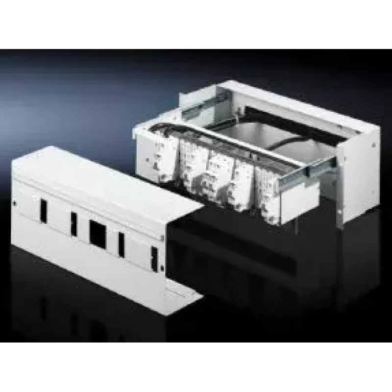Rittal Energy-Box 7480.300 Caixa de ligação de cabos, 3U, 19", RAL 7035