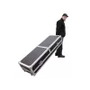 Mala rígida Roadinger 30124208 para mesa de DJ contraplacado preto prateado