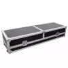 Mala rígida Roadinger 30124208 para mesa de DJ contraplacado preto prateado