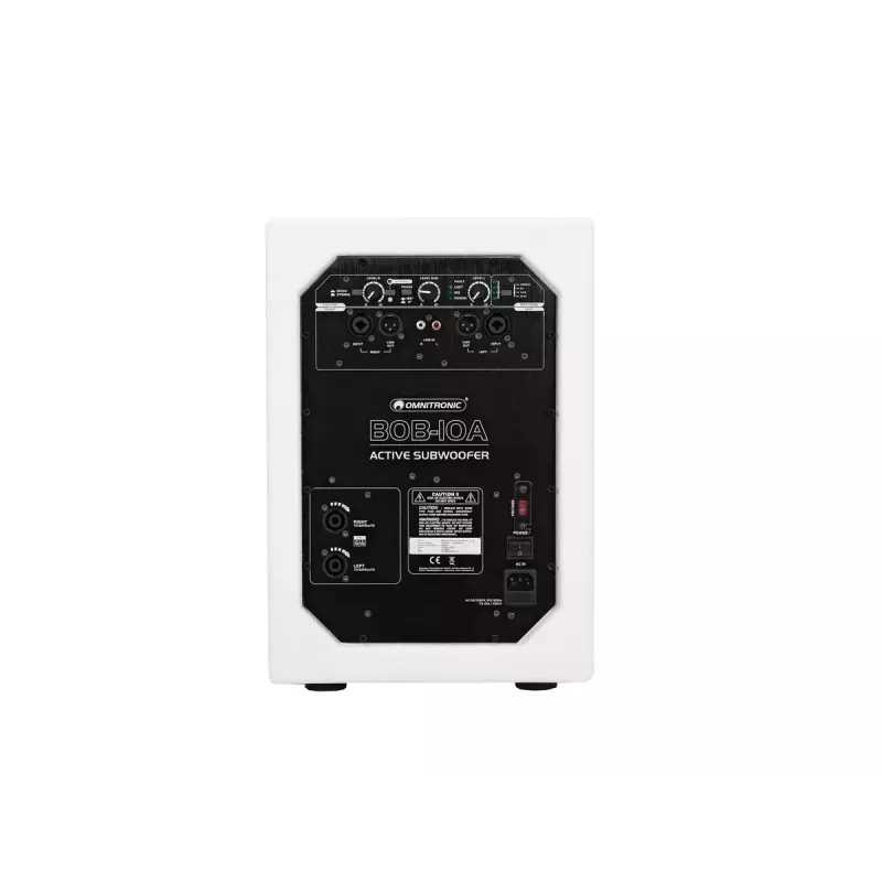 Subwoofer ativo Omnitronic BOB-10A branco