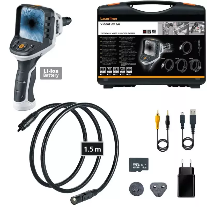 Câmara de inspeção industrial Laserliner VideoFlex G4 Vario