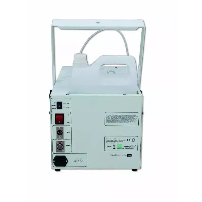 Máquina de neve Eurolite Snow 5001 preto cinzento 230 V 50 Hz 12 kg