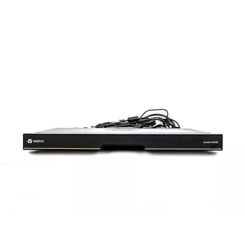 Consola de rack Vertiv Avocent LRA185KMM-205 48,3 cm (19 polegadas) 1366 x 768 píxeis plástico, aço preto 1U