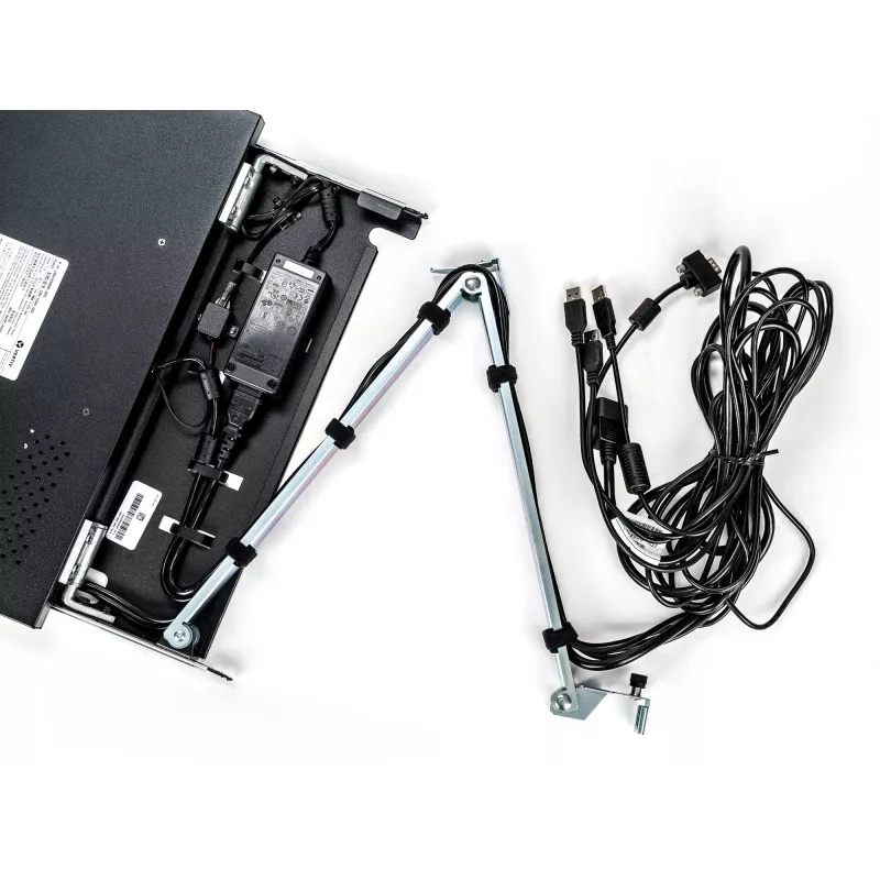 Consola de rack Vertiv Avocent LRA185KMM-205 48,3 cm (19 polegadas) 1366 x 768 píxeis plástico, aço preto 1U