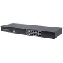 Intellinet comutador KVM VGA CAT5 modular de 16 portas, para utilização com as referências 507622, 507738, 507981, 507998, 508025, 508032, 508049 e 508056
