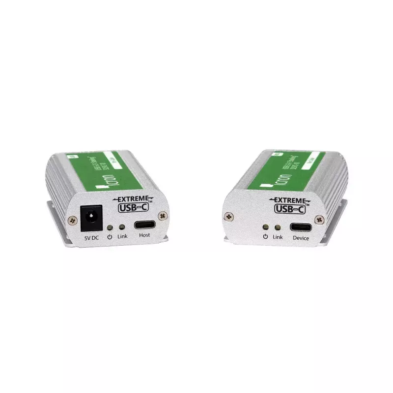 Extensor KVM emissor e recetor Icron 00-00457 com fios USB Type-C 10 m